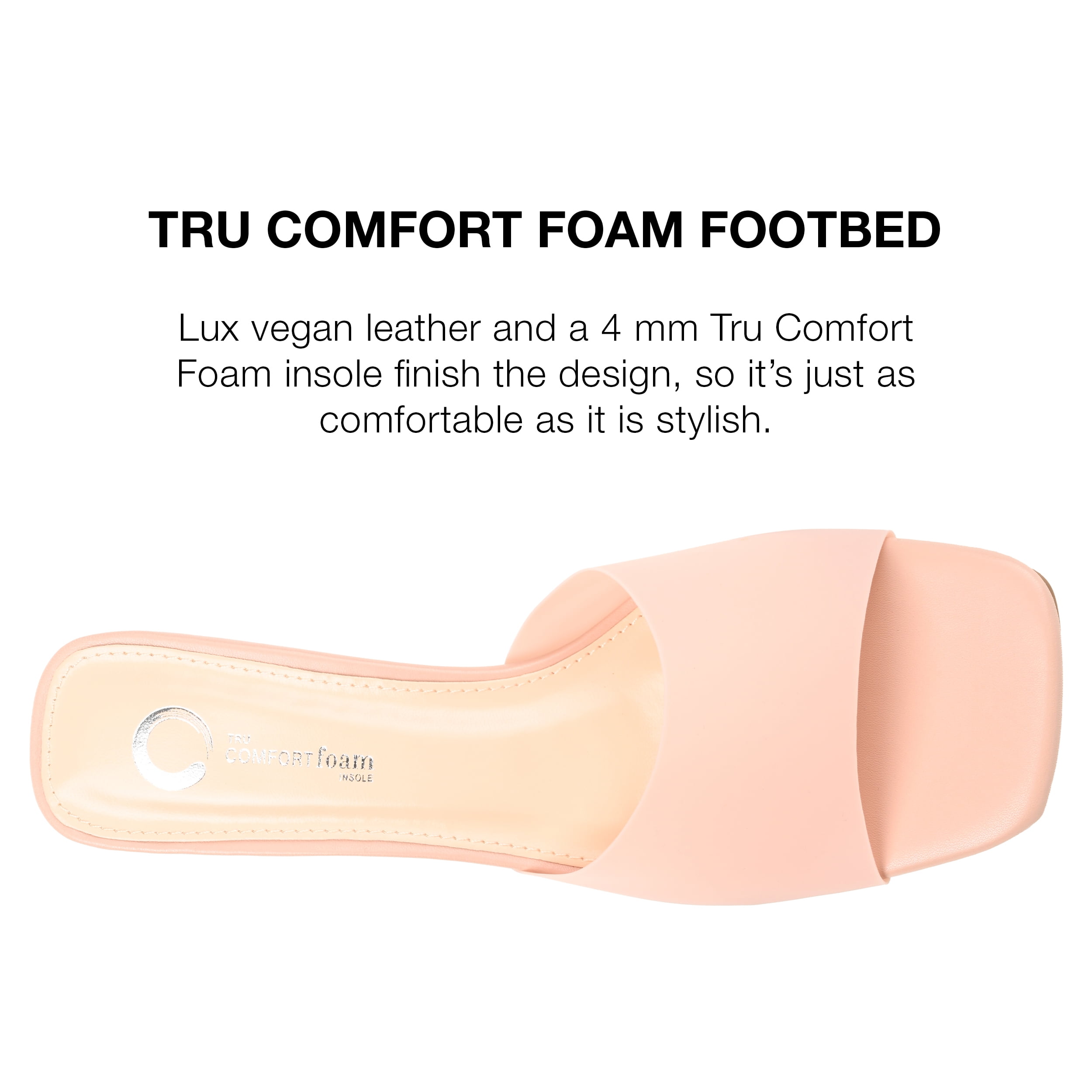 Journee Collection Womens Jaydin Dressy Lifestyle Slide