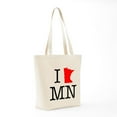 thumbnail image 7 of CafePress - I Love MN Minnesota Tote Bag - Unisex Canvas Tote Bag, Beige, 1-Piece, 7 of 7