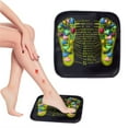 thumbnail image 5 of Foot Reflexology Massager Mat Feet Pain Relief Muscle Relaxation Kids Adults Anti-slip Foldable Acupressure Pad Portable Stone Walking Massage Tool, 5 of 8