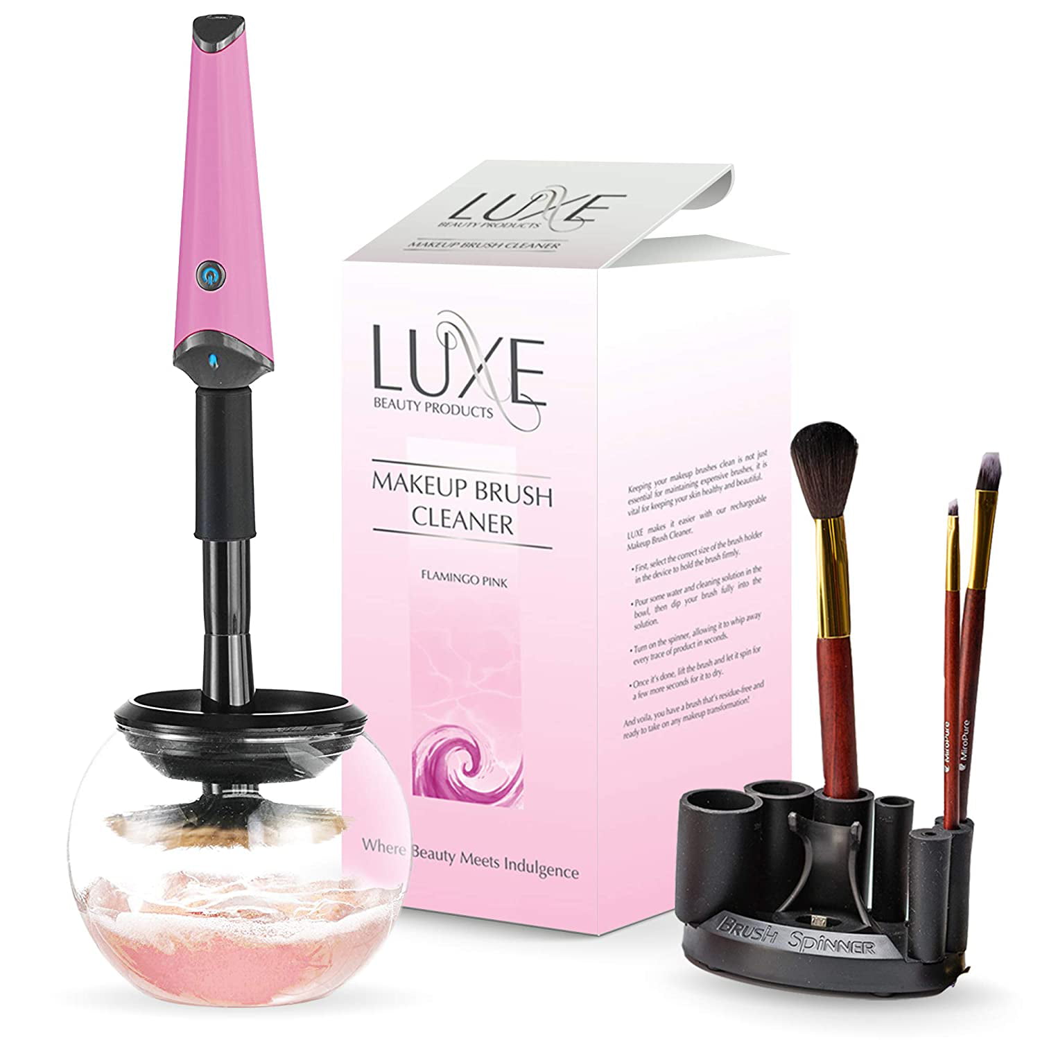 Luxe Makeup Brush Cleaner Cleaning Solution, 5 - Walmart.com
