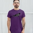 thumbnail image 3 of Tee Hunt When I Needed a Hand I Found a Paw T-Shirt Dog Lover Rescue Adopt Men's Tee, Purple, Small, 3 of 5
