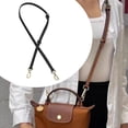 thumbnail image 6 of Segolike Bag Strap D Rings Replacement Strap Punch Free PU Leather Buckle Bag Accessories for Briefcase Handbag Purse DIY Modification StrapBlack 95to124cm, 6 of 8