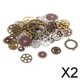 thumbnail image 1 of Conjunto de 2x Colgantes de Engranaje en Aleación para Crear Joyería Artesanal - Set de 2 Colgantes de Engranaje en Metal para Diseñar Bisutería 2 piezas, 1 of 8