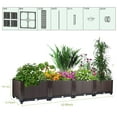 thumbnail image 6 of Ataucjin Deep Raised Garden Beds,Plants Garden Boxes with Drainage Plugs for Veggies Flowers Herbs Deep Root Plants Growing, 6 of 6