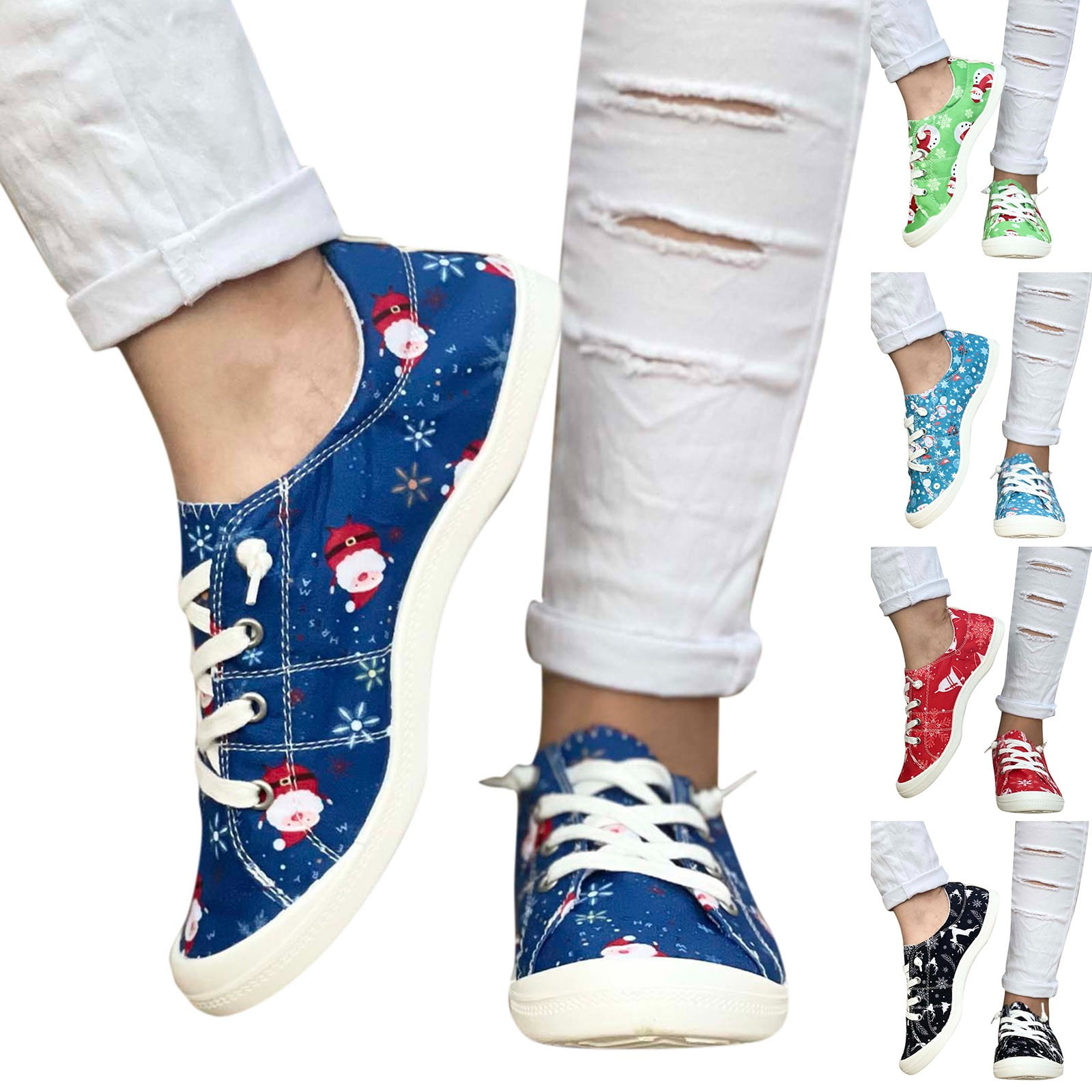 WRʕ•̫͡• eczipvz Shoes for Women Loafers Ladies Shoes for Women
