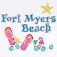 thumbnail image 2 of CafePress - Ft. Myers Beach Flip Flops Infant Bodysuit - Baby Light Bodysuit, Size Newborn - 24 Months, 2 of 4