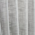 thumbnail image 6 of Decoultimatex Sheer Curtains For Living Room Grey 108-inches Long Linen Textured Semi-Sheers Windows 52" w 2 Panels Grommet Top, 6 of 6
