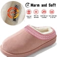 thumbnail image 3 of BERANMEY Cozy Women Slippers Platform Fuzzy Slippers for Womens and Mens Short Ankle Slippers with Anti-Slip Sole Lined with Warm Furry Perfect for Indoor & Outdoor Use, 3 of 9