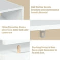 thumbnail image 6 of Topbuy 2-tier Stackable Shoe Rack 31" Width Organizer Shelf Set of 3 White, 6 of 9