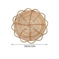 thumbnail image 2 of huntermoon Wall Decor Pendant Natural Boho Home Handmade Woven Hanging Living Room Round Indoor Hand-made Outdoor Rattan, 2 of 12