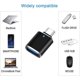 thumbnail image 4 of Adaptador USB C a USB (3 Piezas), USB C Macho a USB 3.0 Hembra Conector OTG de Alta Velocidad Compatible con Google Pixel Chromebook Samsung Galaxy S10/S9 Huawei P20/P30 MacBook Pro, 4 of 5