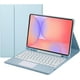 thumbnail image 1 of Funda con teclado táctil para Samsung Galaxy Tab S10 Lite/S10 FE/S9 FE 10.9 pulgadas/Tab S9 11 pulgadas, con soporte para lápices, teclado Bluetooth táctil desmontable magnéticamente, 1 of 7