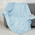 thumbnail image 5 of Teler Weighted Blanket for Kids，Weighted Lap Blanket（36 x 48，3lbs）, Sky Blue, 5 of 7