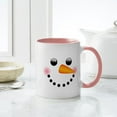 thumbnail image 4 of CafePress - Snowman Face Mugs - 11 oz Ceramic Mug - Novelty Coffee Tea Cup, 4 of 4