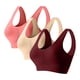 thumbnail image 1 of HongQid Women's Bra Seamless Stretch Wireless Lightly Lined Comfort Yoga Bra Sports Bra, 1 of 2