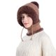 thumbnail image 1 of 3 In 1 Knitted Hat For Women With Scarf And Mask Fall Winter Warm Knitted Ski Scarf And Mask, 1 of 6