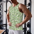 thumbnail image 5 of KLL Cute Crocodile Print Men's Muscle Gym Workout Stringer Tank Tops Bodybuilding Fitness T-Shirts Tank Tops Men-3X-Large, 5 of 7