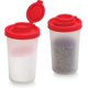 thumbnail image 1 of Salero y pimentero de plástico transparente sin BPA, kit de viaje, para sal, pimienta y especias, ideal para acampar, hacer senderismo, cocinar al aire libre, vivac y bushcraft (, 1 of 5