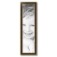thumbnail image 2 of ArtToFrames 8" x 31" Black Panel With Gold Lip Picture Frame, 8x31 inch Multi Wood Poster Frame (WOM-5092),  Pack, 2 of 7