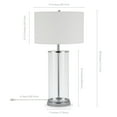 thumbnail image 5 of Evelyn&Zoe 28" Traditional Metal Table Lamp with White Drum Linen Shade, 5 of 5