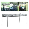 thumbnail image 4 of Parasol para carrito de jardín, toldo de repuesto de tela Oxford, toldo Universal para carro Camuflaje negro gris DYNWAVEMX Bolsillo trasero del carro, 4 of 8