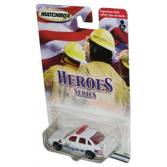 Matchbox Heroes Series (2001) White USA Police Toy Car