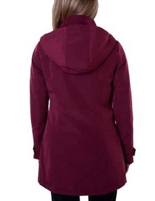 Water Resistant Hooded, Zinfandel, XL 