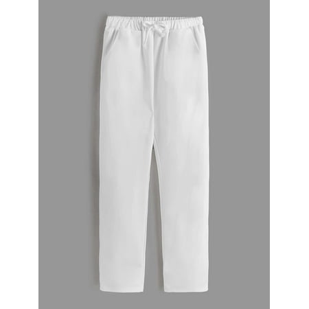 

BASICS Boys High Waist Pants Trousers S221904X White 9Y(53IN)