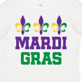 thumbnail image 4 of Inktastic Mardi Gras Fleur De Lis Trio Boys or Girls Toddler T-Shirt, 4 of 5