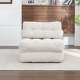 thumbnail image 3 of LiviNest Space Saving Sofa Bed: 2-in-1 Convertible Sleeper Chair - 34.7" Compact Sofa to 68.5" Single Bed for Small Apartments & Guest Rooms - Portable Foldable Floor Lounge with Pillow & Back Suppor, 3 of 6