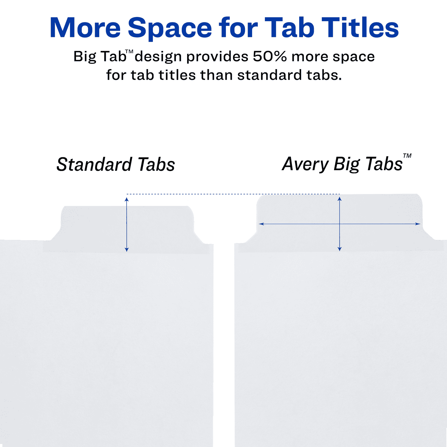 Avery Write & Erase Divider, 8-Tab, Paper, Multicolor Body, Multicolor Big Tabs, Handwrite, 1 Set