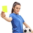 thumbnail image 1 of WASHWEPE 1 Set Football Game Accessories Red Yellow Portable PVC for Sports Enthusiasts, 1 of 8