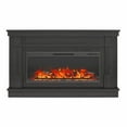 thumbnail image 6 of Elmcroft Wide Mantel with Linear Electric Fireplace, Black Oak, 6 of 9