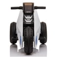 thumbnail image 2 of Ride on Electric Motorcycle 3 Wheels, 6 V Battery-Powered Dirt Bike Motorcycle Rechargeable with Music Pedal for Children Boys & Girls, White, 2 of 8