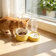 thumbnail image 4 of Qholemyo 2 In 1 Integrated Pet Bowl Pet Food Bowl Food Water Feeding Bowl For Daily Feeding Cats And Dogs, 4 of 6