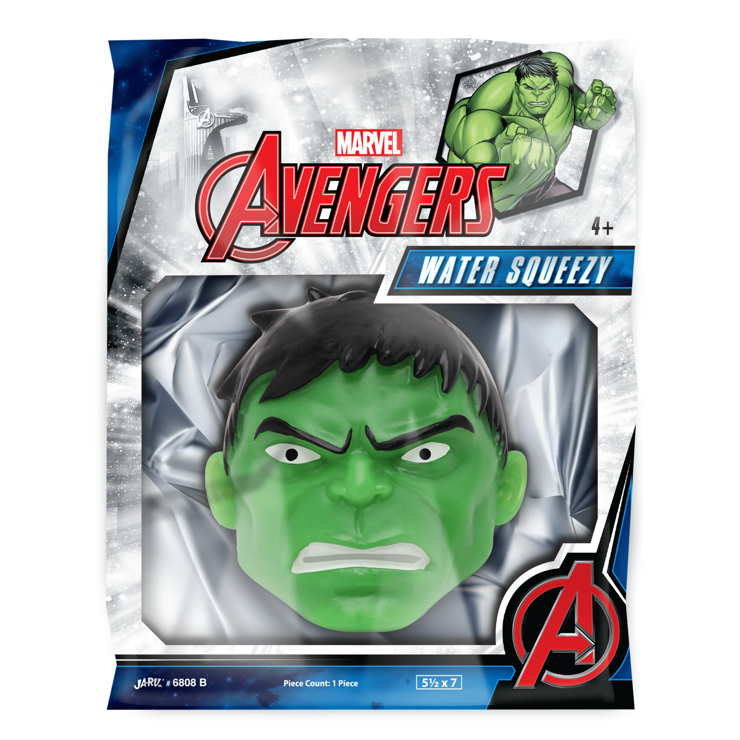 Ja-Ru Marvel Avengers Water Squeezy Ball-Styles Vary-Sold Separately 1 Piece Novelty Toy for all ages