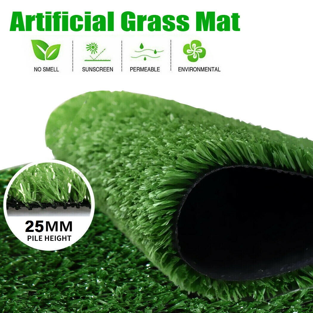 GOTGELIF Artificial Grass Turf, 1.64x6.56FT Artificial Grass Outdoor ...