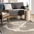 thumbnail image 3 of nuLOOM Hand Tufted Set Sail Area Rug, 4' x 6', Beige, 3 of 9