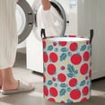 thumbnail image 4 of Lsque Tomato pattern Laundry Hamper Basket, Tall Woven Rope Hamper Basket for Clothes, Lightweight Storage Basket, Collapsible Waterproof-Small, 4 of 8