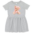 thumbnail image 3 of Inktastic Teddy Bear Cute Girls Toddler Dress, 3 of 5