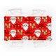 thumbnail image 5 of 140*140cm Mantel de poliéster impermeable de Navidad, cubierta de mesa rectangular impresa con copos de nieve de Papá Noel de dibujos animados para decoración de fiesta en casa de, 5 of 5