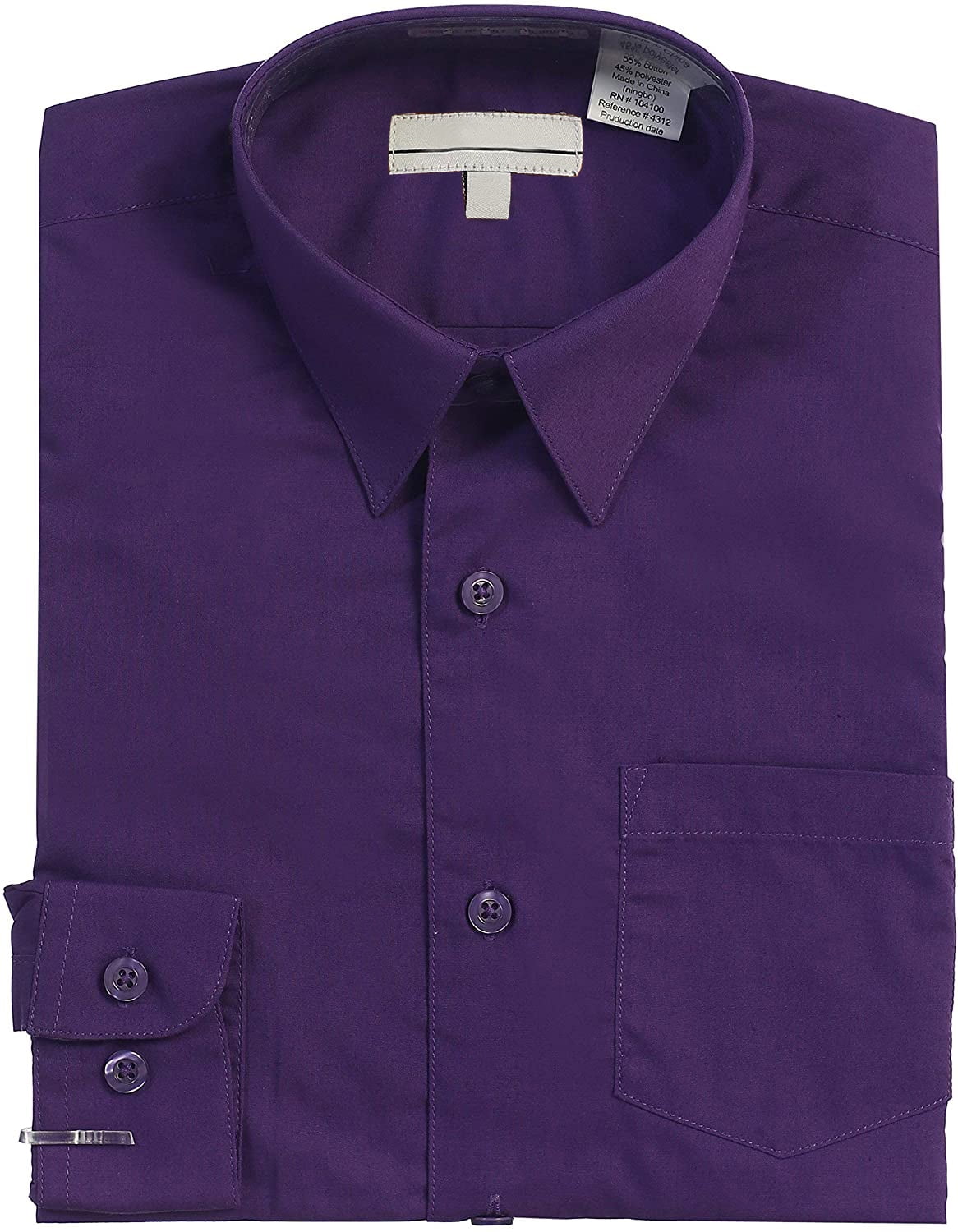 Boys' Purple Button-Down Shirt – Oasislync