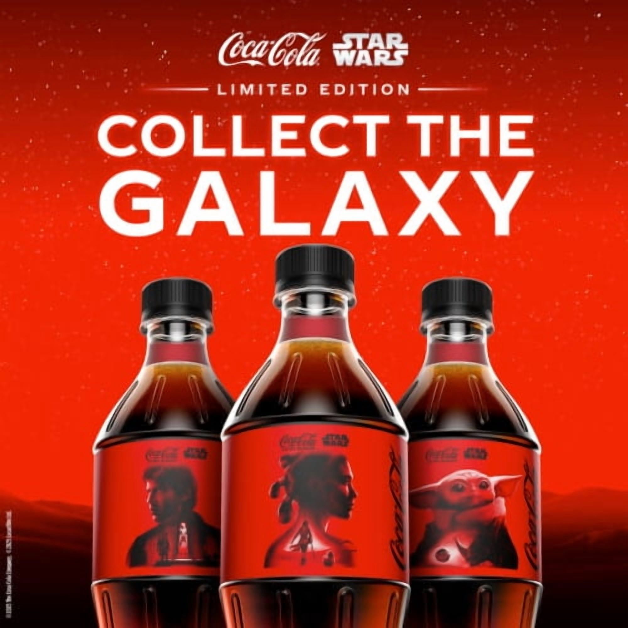 (6 pack) Pack of 2 - Coca-Cola Zero Sugar Soda Bottle 20 fl oz