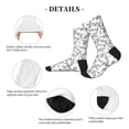 thumbnail image 4 of Rocae Hand Drawn Turtle for Adult Socks Casual Athletic Stretchy Loose Socks for Women Men Non-Slip Middle Tube Socks, 4 of 7
