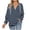 Navy, variant on DianGeFu Womens Hoodies Pullover Plus Size,Women's Casual Loose Drawstring Hooded Striped Long Sleeve Sweatshirt Top,Gray,XXL