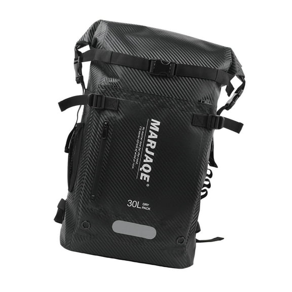 GARENDE 30 Liters Swimming Backpack Dry Bag for Snorkeling Rafting Multi Compartment Black