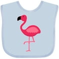 thumbnail image 3 of Inktastic Pink Flamingo Boys or Girls Baby Bib, 3 of 4