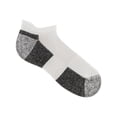 thumbnail image 5 of Gildan Men's Ultra Cotton No Show Tab Socks White, 3 Pack, 5 of 6