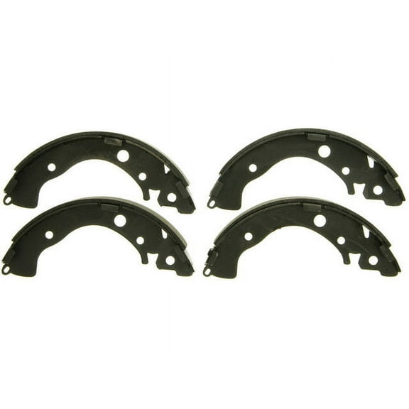 Rear Brake Shoe Set - Compatible with 2009 - 2020 Honda Fit 2010 2011 2012 2013 2014 2015 2016 2017 2018 2019