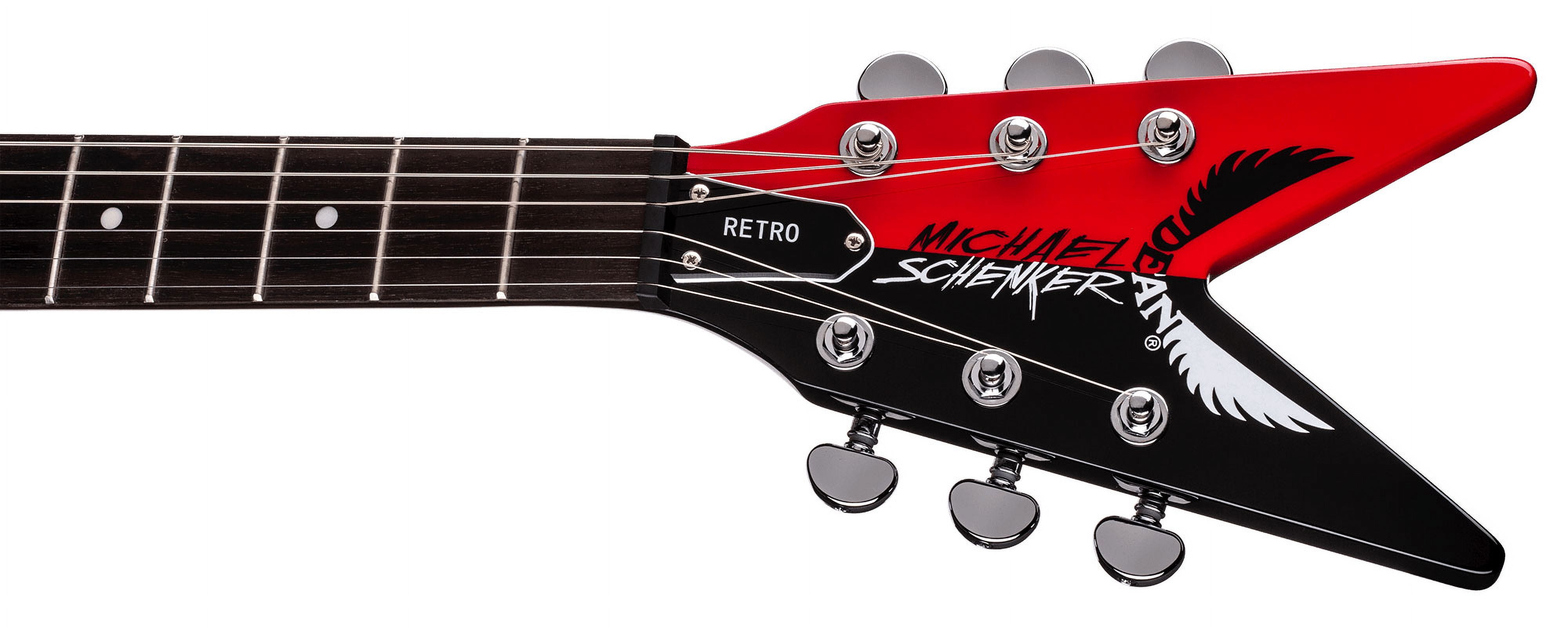 ギター Dean Michael Schenker Signature Retro Dean Guitars Michael Schenker Signature Retro Black & White